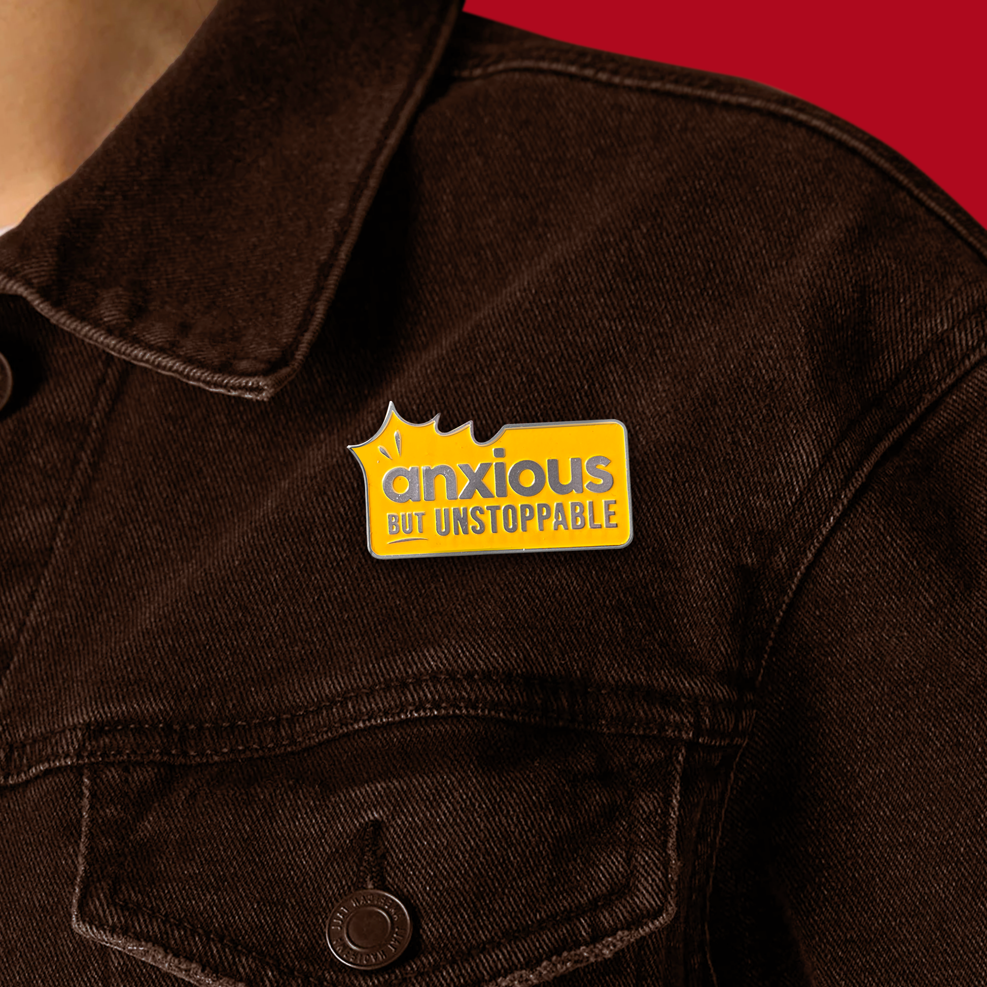 Anxious | Metal Pin