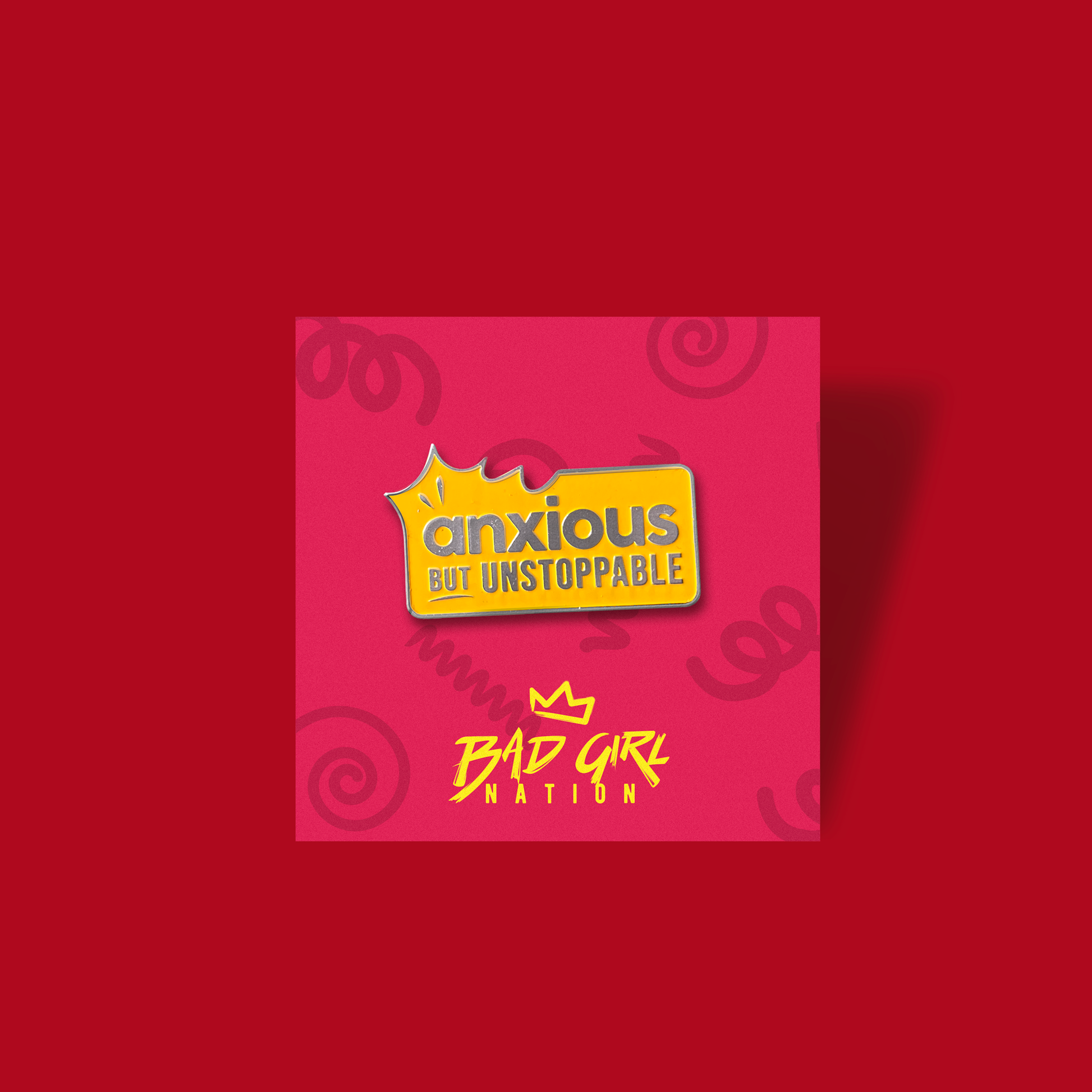Anxious | Metal Pin
