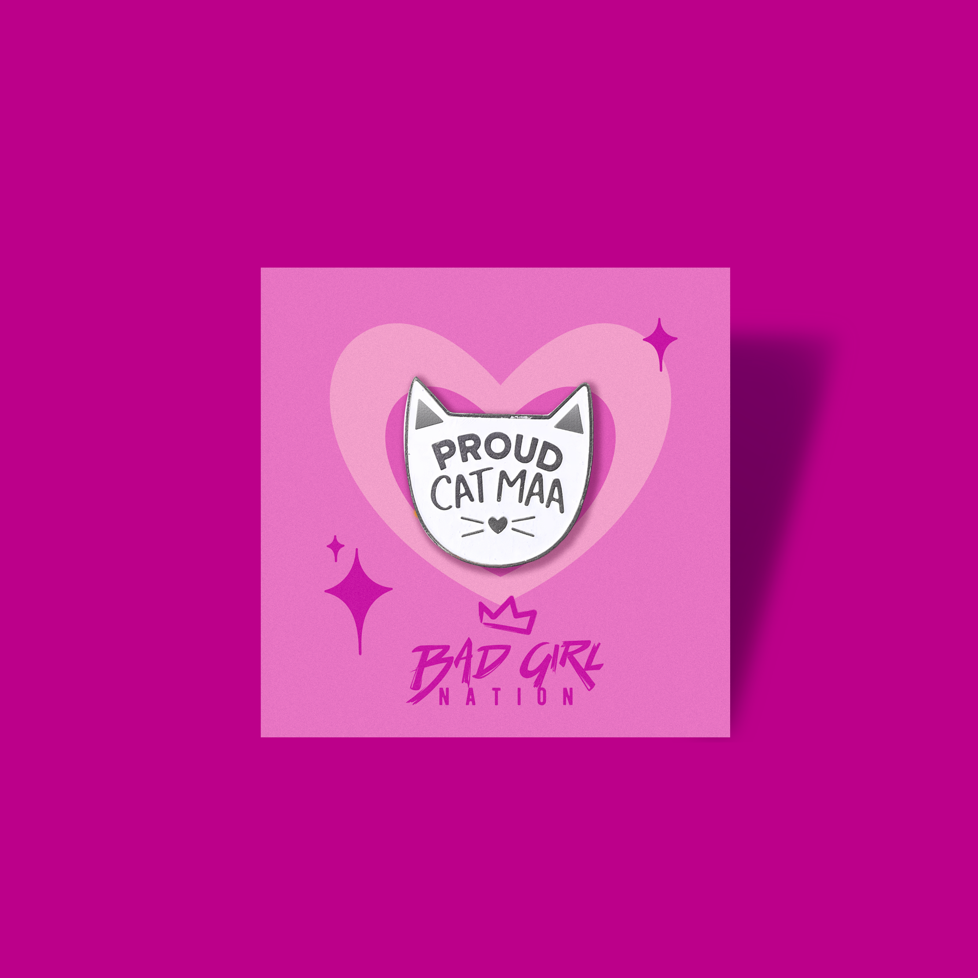 Cat Mom | Metal Pin
