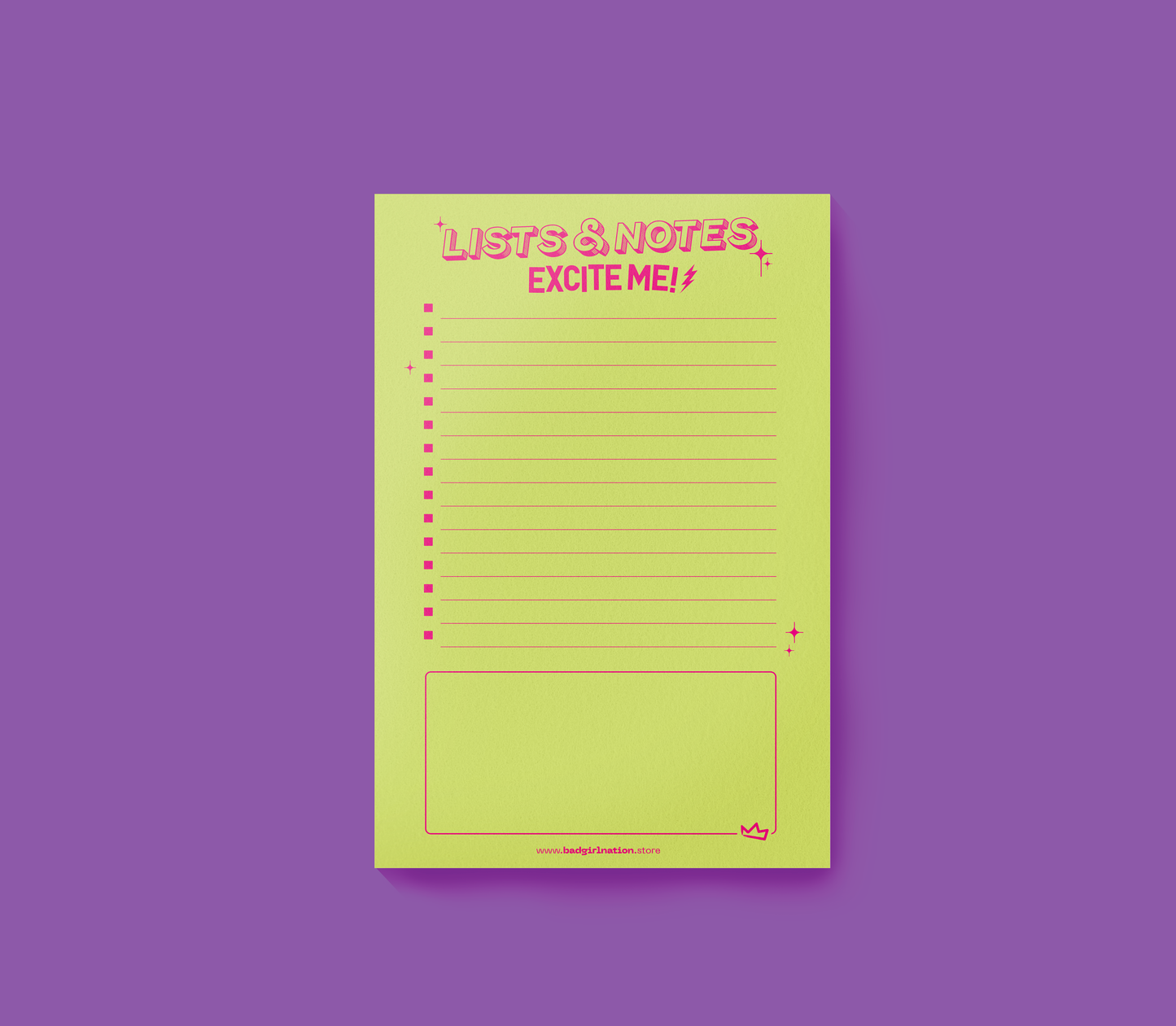 Lists & Notes | Planner Notepad