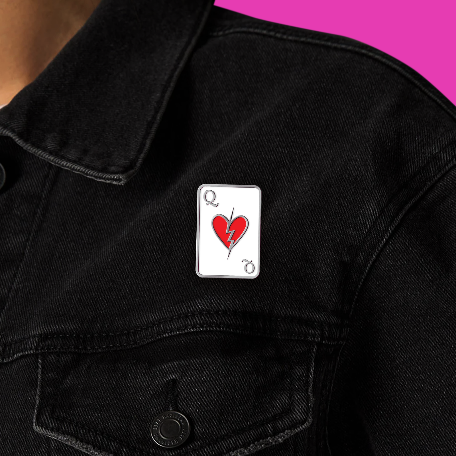 Queen of Heartbreaks | Metal Pin