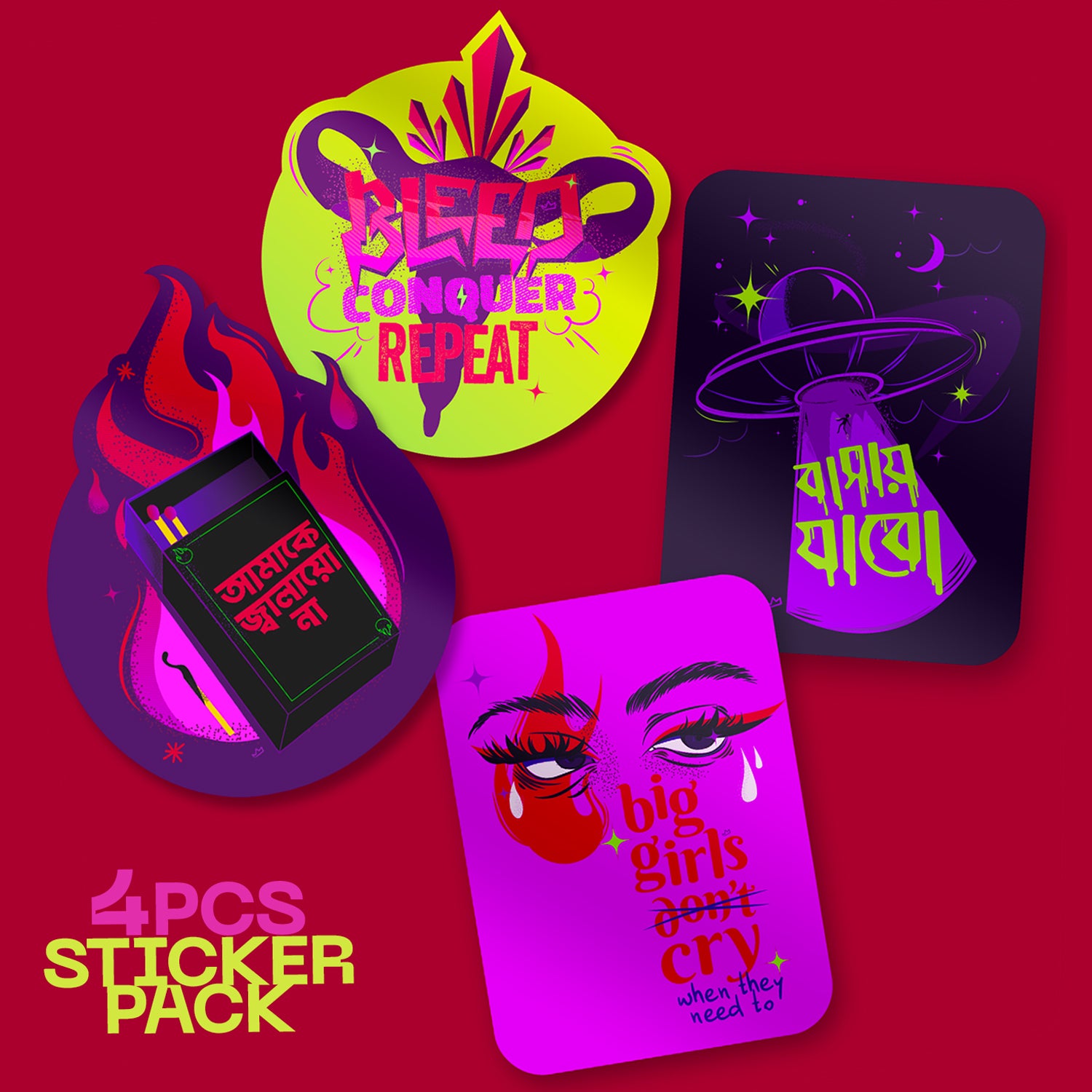 Rage to Exist | Sticker Pack - 4pc